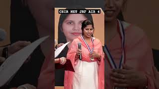CSIR NET AIR 6 Life science 🎊 Felicitated by PW faculties 🥳 #csir #lifescience #AIR6 #jrf2024