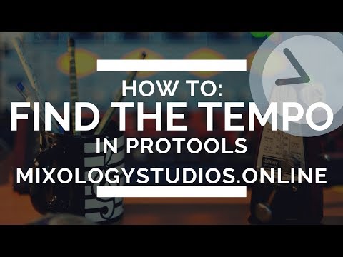 How To Find the Tempo In ProTools (The Easiest Way)