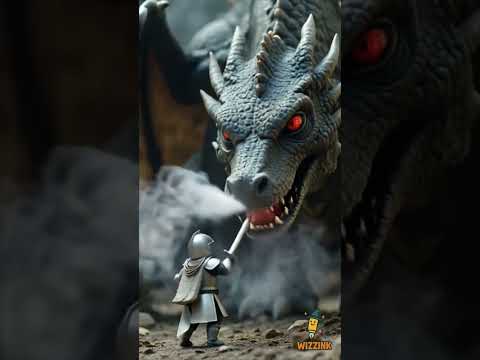 ⚔️ Small but Mighty! Tiny Knight vs Giant Dragon! #shorts