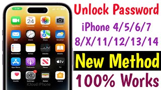 Unlock All iPhone Without Password | Unlock iPhone Forgot Passcode | Reset iPhone Passcode