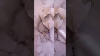Handmade how to make White Tissue paper flower  tutorial #handmade #handmadegifts #flowers #gift