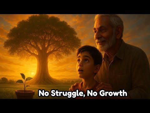 Short English moral story revealing the lesson of facing difficulties bravely