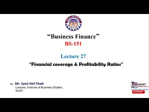 Financial coverage & Profitability ratios