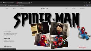 Advanced CSS : Lego Spider-Man Creative Website with HTML & CSS | Frontend Project for Beginners 🕷️