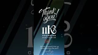 Thank You everyone for Support #motivation #11ksubs #growth