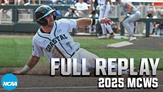 Coastal Carolina vs. Arizona: 2025 Men's College World Series | FULL REPLAY