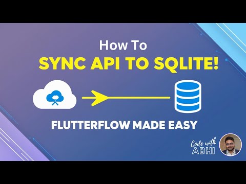 How to Sync API Data to SQLite in FlutterFlow – Easy Tutorial! | Code with Abhi