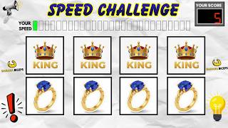 Slow to Fast Say The Word On Beat Speed Challenge 103 | SPEED EDITION | Easy Medium Hard | Fast