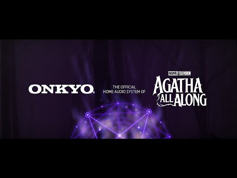 Onkyo "Official home audio system of Agatha All Along"