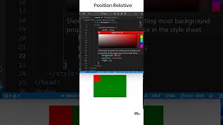 Position relative explained in simple way