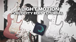Alight Motion Basics : How to Create Velocity Edits | Easiest Tutorial | Requested