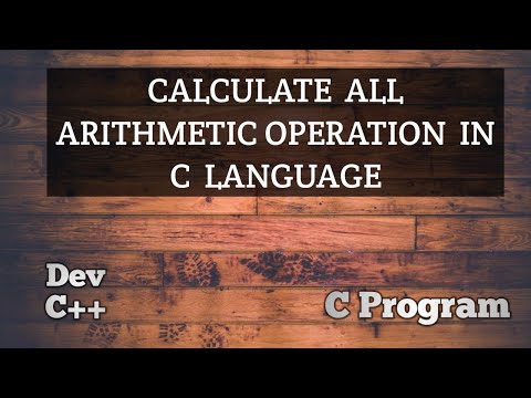 Write A C Program To Calculate All Arithmetic Operations In C Language | C Tutorial #coding #program