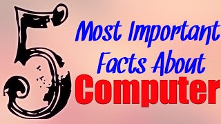 Computer || 5 Most Important Fact About Computer || General Computer #gkgunjan #shorts #computer
