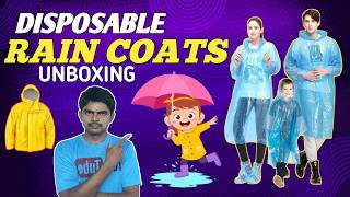 Rain Card Disposable Rain Coat, Disposable Rain Coat, Rain Coat For Men and Women, Pocket Rain Coat
