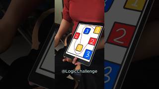 Logic challenge - Connect numbers of the same color  #logicchallenge #logic #braingames#colors