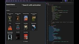 react-magic-motion: Search Demo