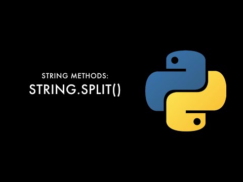 Separating Strings to a List | split() | Python String Methods