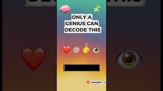 Only a genius can decode this #brainteasers #braintest #braingames #fypviral #brainchallenge #brain