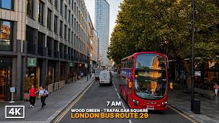 This Bus Takes You Straight Into the Heart of London 😳🚌 | Bus Route 29 (4k HDR)