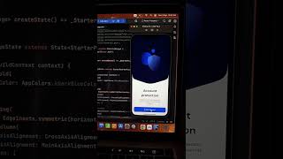 Flutter Starter and Onboarding Screen #flutter #flutterui #short #coding