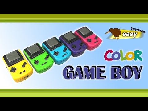 Polymer Clay Fimo - mini Game Boy Color - *easy Tutorial*