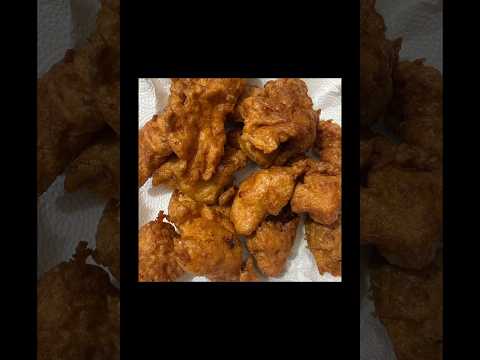 1-minute Recipe Crispy Chicken Pakora | Fried Chicken #shorts #viral #trending #shortsclip #youtube