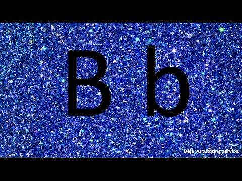 Letter B Funky Flashcards