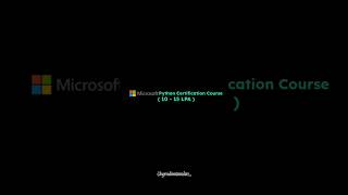 “Microsoft Free Python Course 💻🔥 | Level Up Your Skills!”#FreeCertification #LearnPython #Microsoft