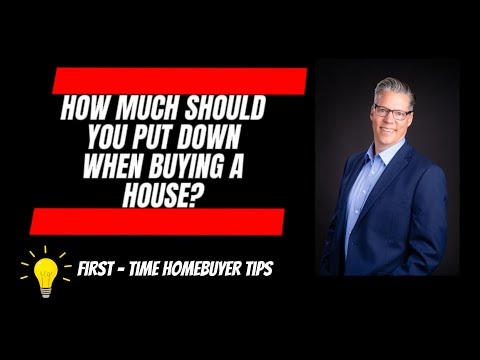 How Much Should You Put Down When Buying A House? #mortgagetips #homeloans