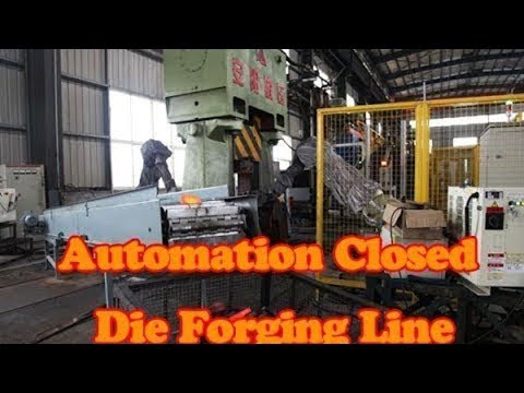 gear automatic forging, CNC forging hammer automatic closed die forging lineHD 2019