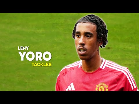 Leny Yoro 2024 🔥 Defensive Skills & Tackles 🔥 Welcome to Manchester United