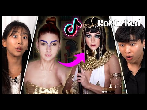 Koreans React to the Viral Cleopatra TikTok Trend  | Rot In Bed