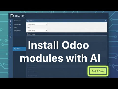 Complete DearERP Tutorial: Project Creation + Module Installation Demo