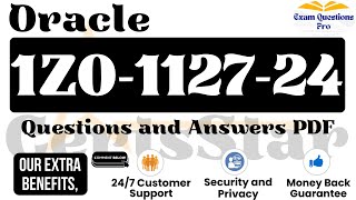 1Z0-1127-24 Questions and Answers PDF | Oracle Cloud Infrastructure 2024 Generative AI Professional
