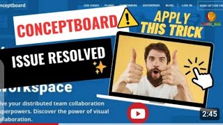New Conceptboard Link & How to Restore Your Conceptboards | Fixing Conceptboard Issues Explained"