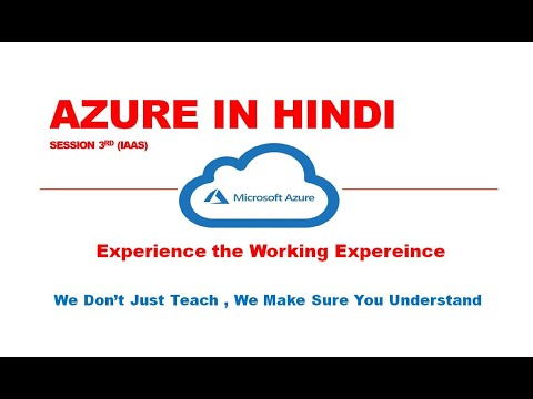 Azure Cloud in Hindi 3rd Session (New VM creation requirement From Sales and HR team) #azure #cloud