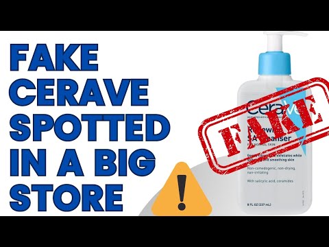 WARNING: Fake CeraVe Spotted in a Big Store!