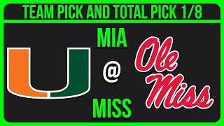 College Football Picks Today 1/8/26 NCAAF Betting Picks and Predictions