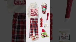 Christmas pajamas ideas #christmas #pajamas #aesthetic #pinterest #youtube #outfitinsp #fyp