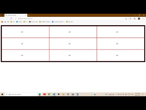 Making a Grid using HTML and CSS || #HTML #CSS #GRID #SHORTS || Gaming_Coder