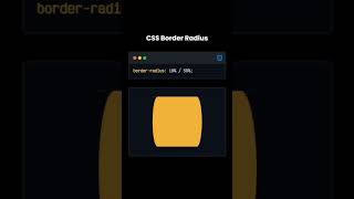 CSS border Radius #css #coding #frontendcourse #htmlcss #htmltutorial #beginners #trending