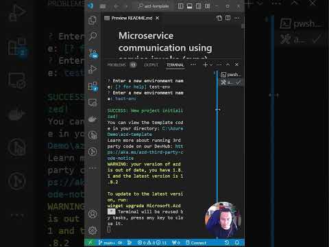 Azure Developer CLI templates #azure  #shorts #fyp  #coding #azuredevops  #azureservices