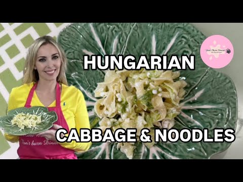 HUNGARIAN NOODLES & CABBAGE vintage family recipe better than BUTTERED NOODLES easy, kid friendly