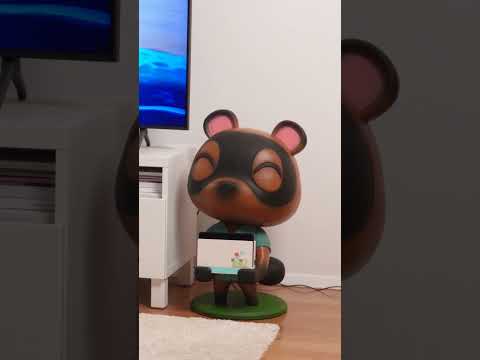 DIY Tanuki Switch Dock #animalcrossing #acnh #3dprinting #crafts #tomnook