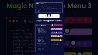 Animated menu hover effect #animatedmenu #hovereffect #navbar #shorts #shortsfeed #webdesign #coding