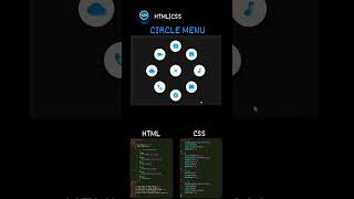 #html #css #subscribe #like #coding#1million #developer #design #circle #menu CIRCLE MENU web design