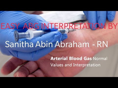 ABG INTERPRETATION / learn ABG reading / ABG study for nurses made easy  by Sanitha Abin -RN
