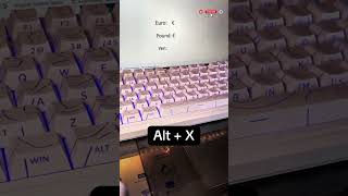 "How to Type Currency Symbols (€ £ ¥) on Keyboard Easily!" #keyboardtips #currency #symbols #shorts