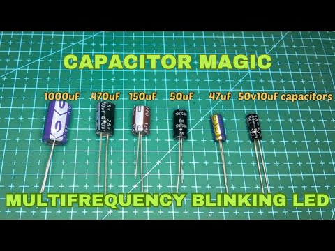 Capacitor Magic Creating a Multifrequency Blinking LED